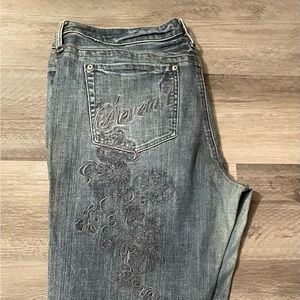 Seven7 embroidered jeans size18